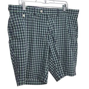 Polo Ralph Lauren Plaid Chino Shorts Men’s 38 Blue Green 9" Golf Heritage Preppy